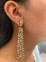 TRIO TENNIS SWAROVKSI EARRING