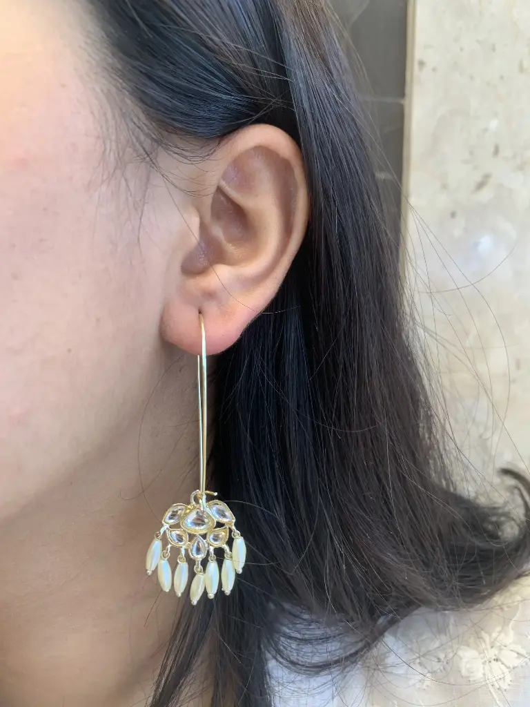 Pearl & Crystal Earring