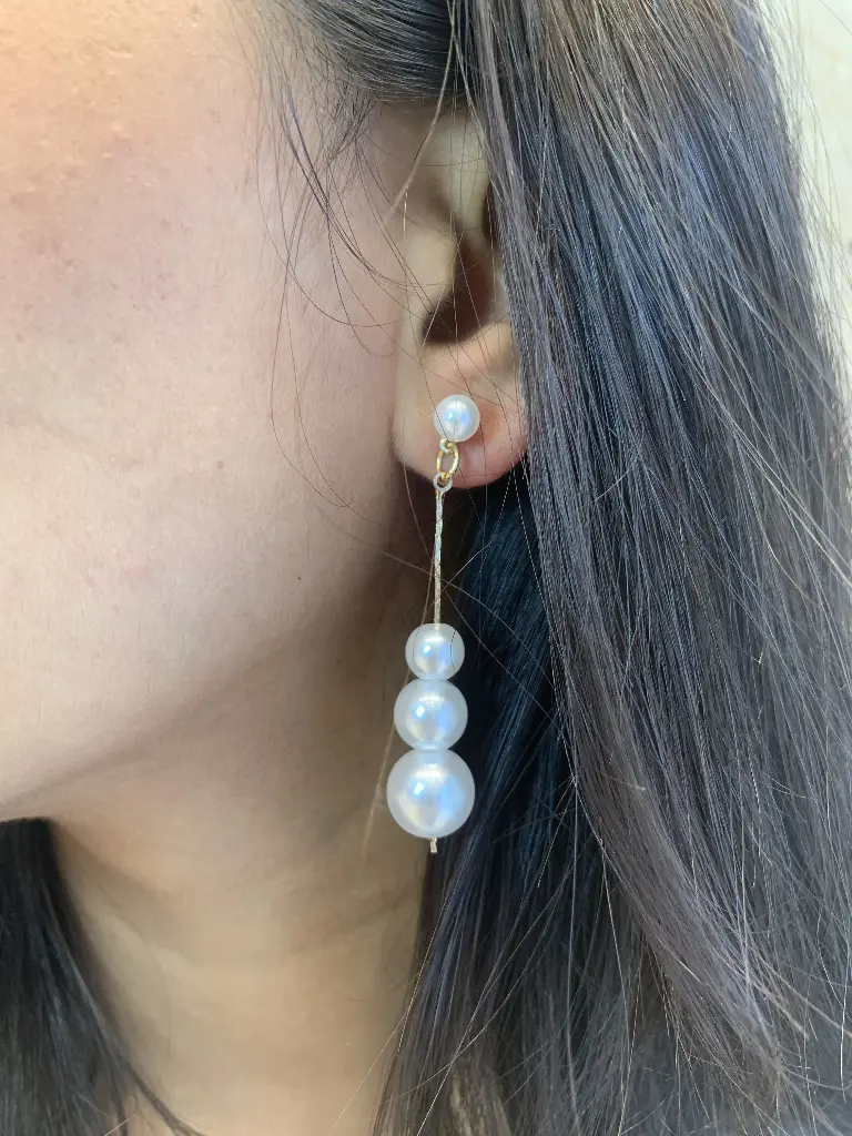 Pearl Long Earring