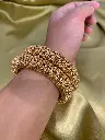 ETHNIC GOLD PLATED BANGLE