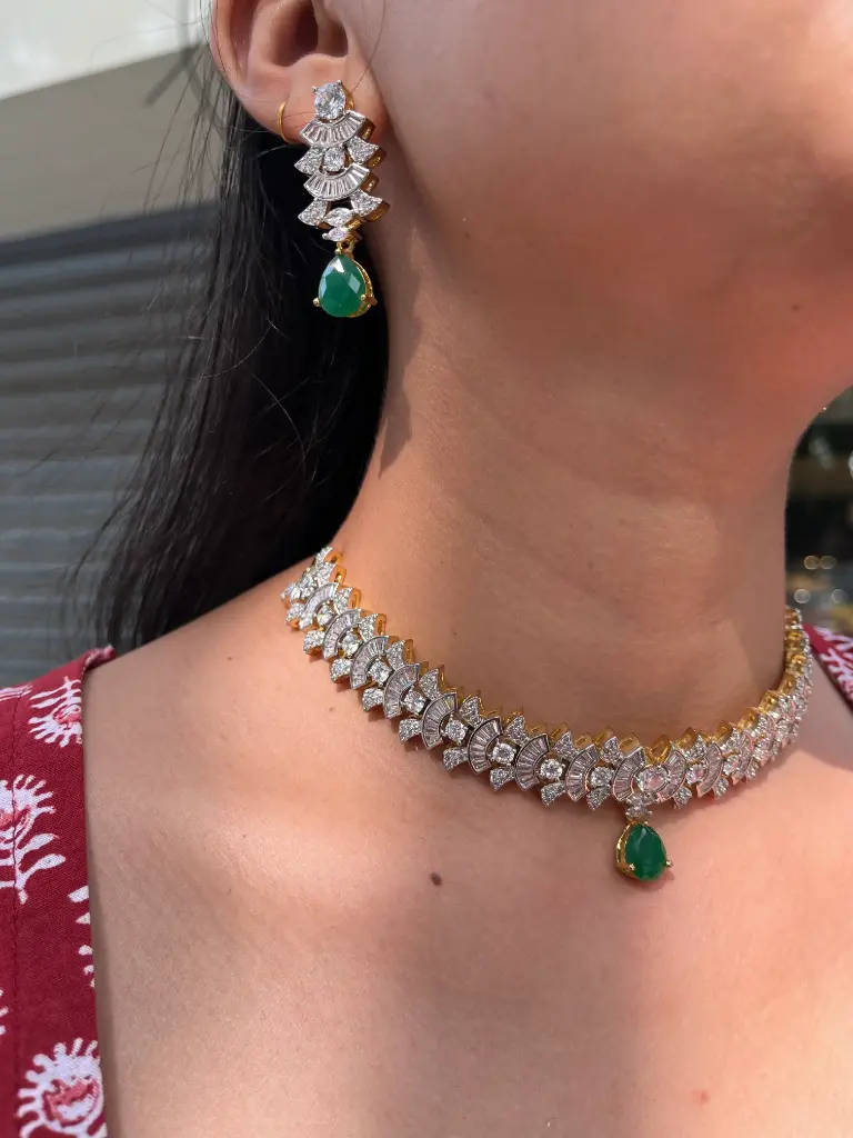 BAGUETTE AND ROUND CUT AD SET