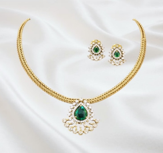 Greem Gems Stone Set