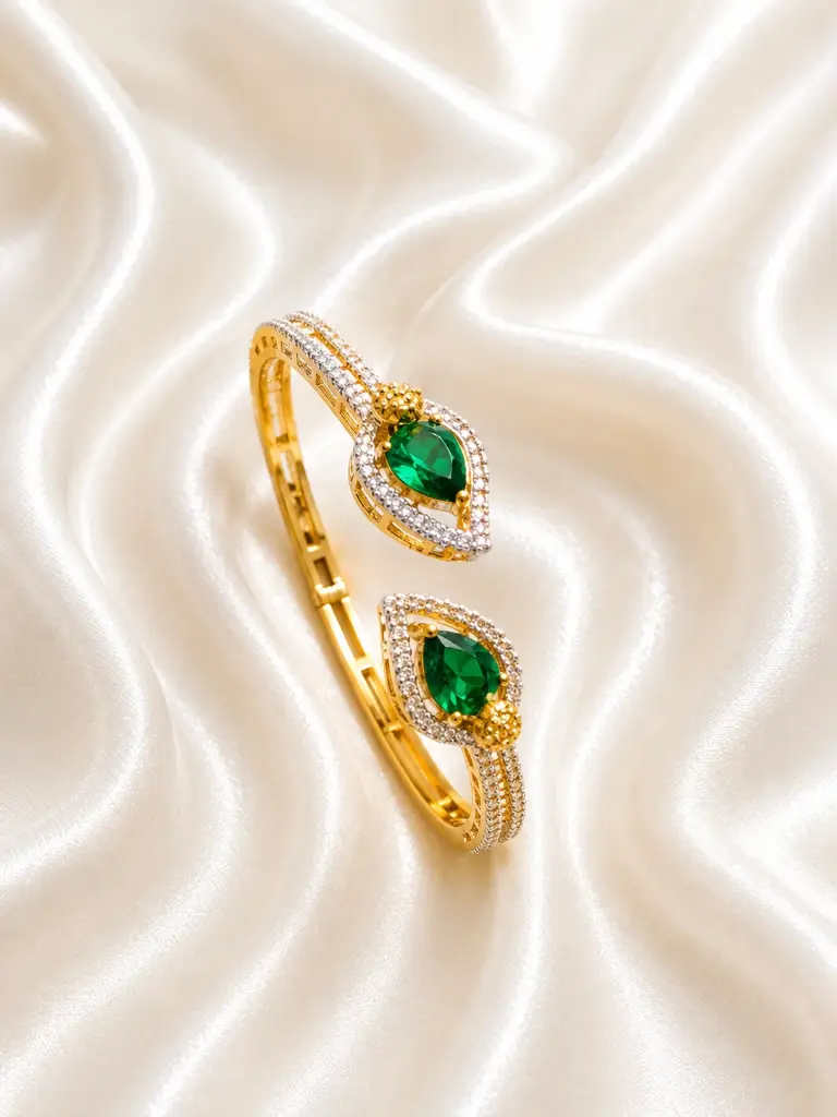 EMERALD DEWDROP AD BARACELET