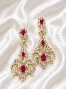 RUBY LAYERED EARRING