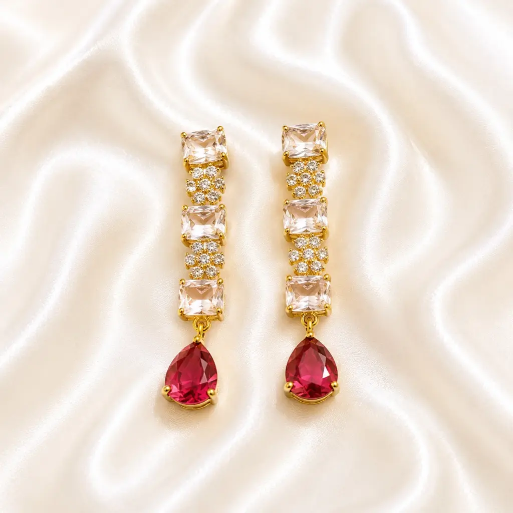 CONTEMPORARY GOLD DROPS