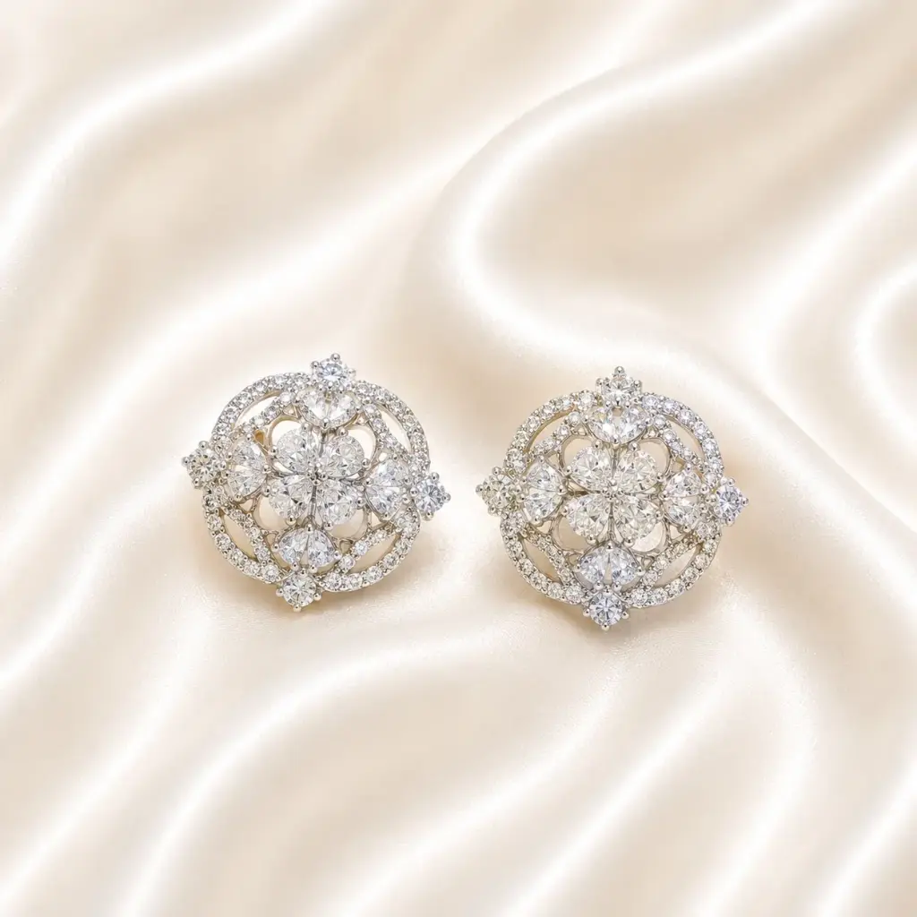 WHITE GOLD PLATED TOP