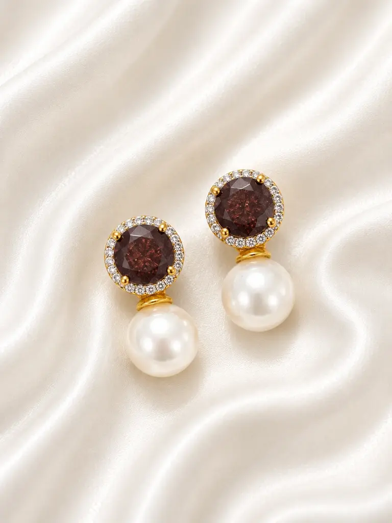 CRYSTAL STONE EARRING