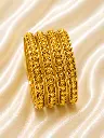 MINI BALL GOLD BANGLE
