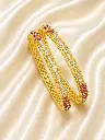 AD RUBY DIAMOND BANGLE