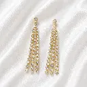 TRIO TENNIS SWAROVKSI EARRING