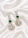 EMERALD GREEN EARRING