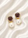 CRYSTAL STONE EARRING